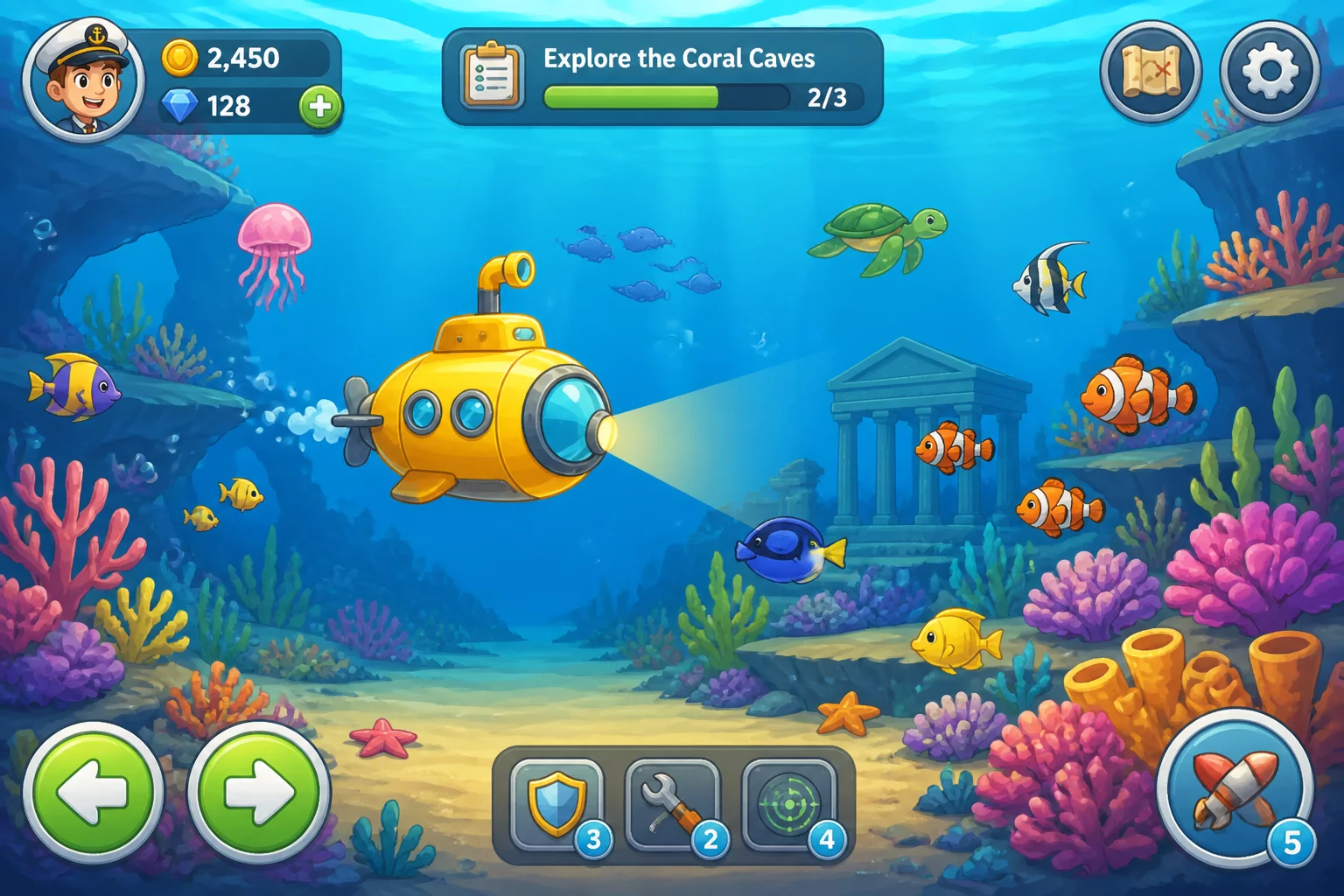 Underwater Adventure Abyss Gameplay